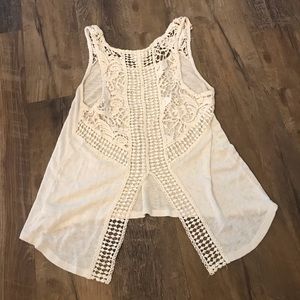 Cream Knit🧶 back shirt